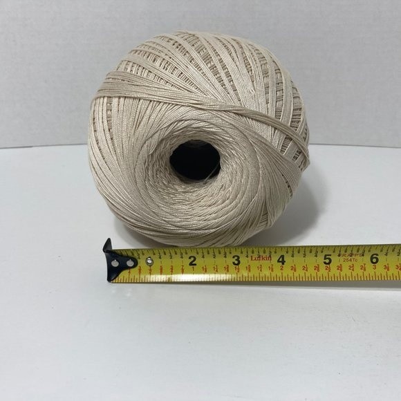 3 Aunt Lydia's Crochet Thread Jumbo Natural - Picture 4 of 9